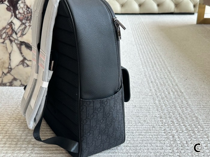 Canvas split leather bag ,4A , size 32x42cm,no box,  B80-15