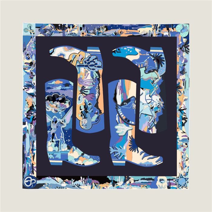 Silk scarf for women, size: 90cm, no box. SF20-8-10