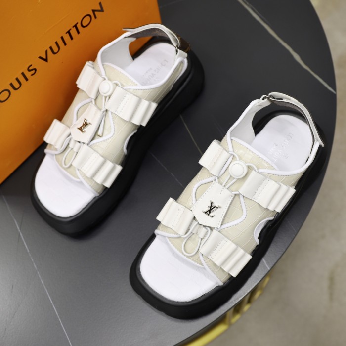 Women men leather flat sandals shoes,size 35-45, SS110-597