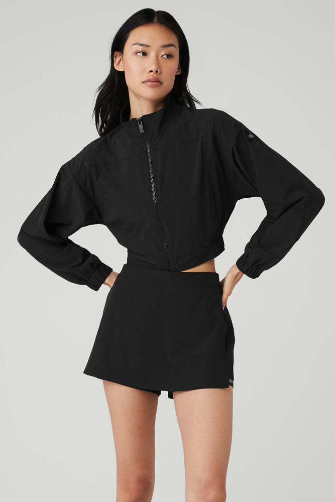 Women's fashion High-waisted stand-up collar windproof coat jacket clothes, S-M-L,CL68-1