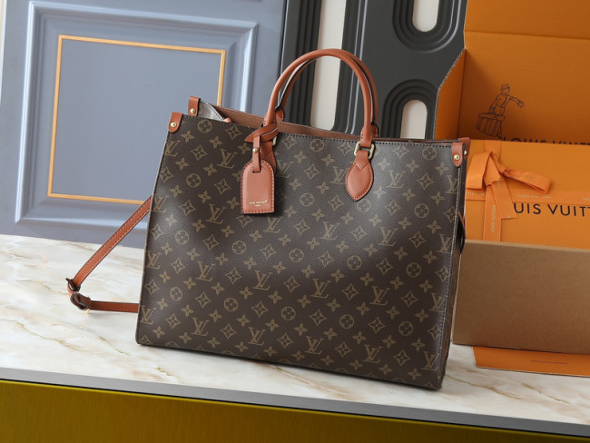 Split leather bag ,4A , size 41*34*19cm, no box, B80-36
