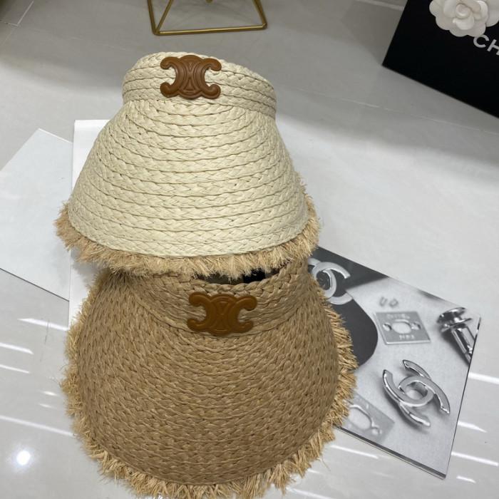 Fashion hat 🏖️➕ straw bag ⛱️ set  ,no box. HX40-24