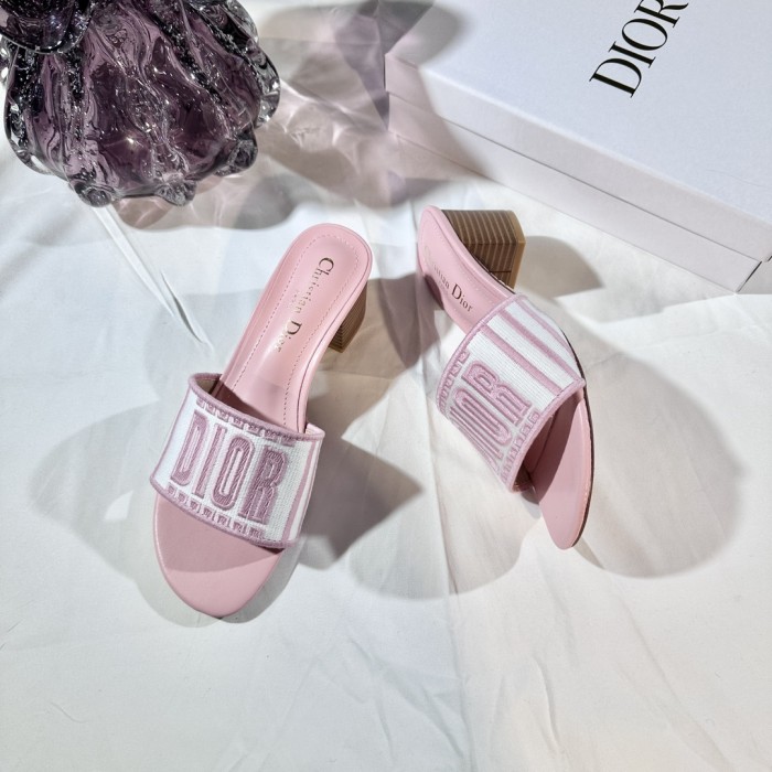 Women heel slipper shoes, size 35-42, with box,SS50-268