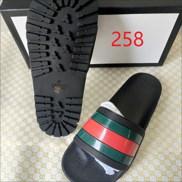 Women men flat slipper shoes, size 35-46, with box,SS50-257-258
