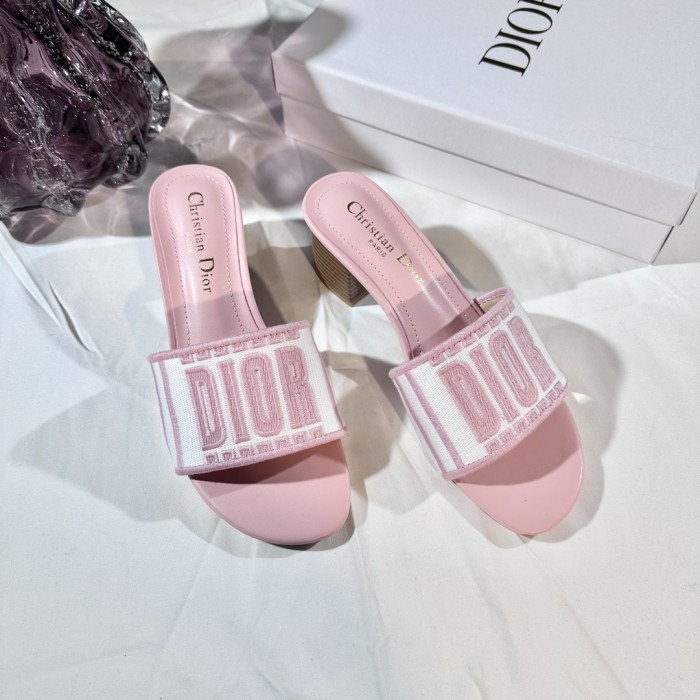 Women heel slipper shoes, size 35-42, with box,SS50-268