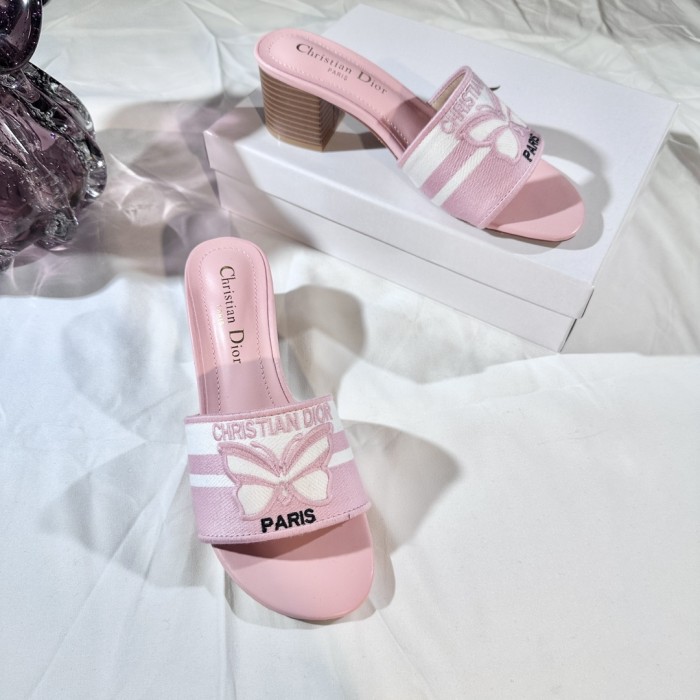 Women heel slipper shoes, size 35-42, with box,SS50-279