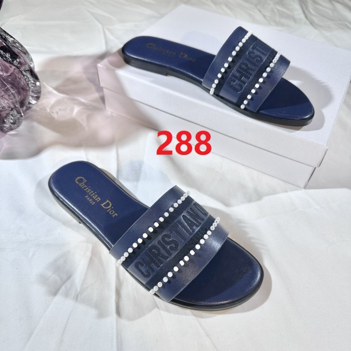 Women flat slipper shoes, size 35-42, with box,SS50-288