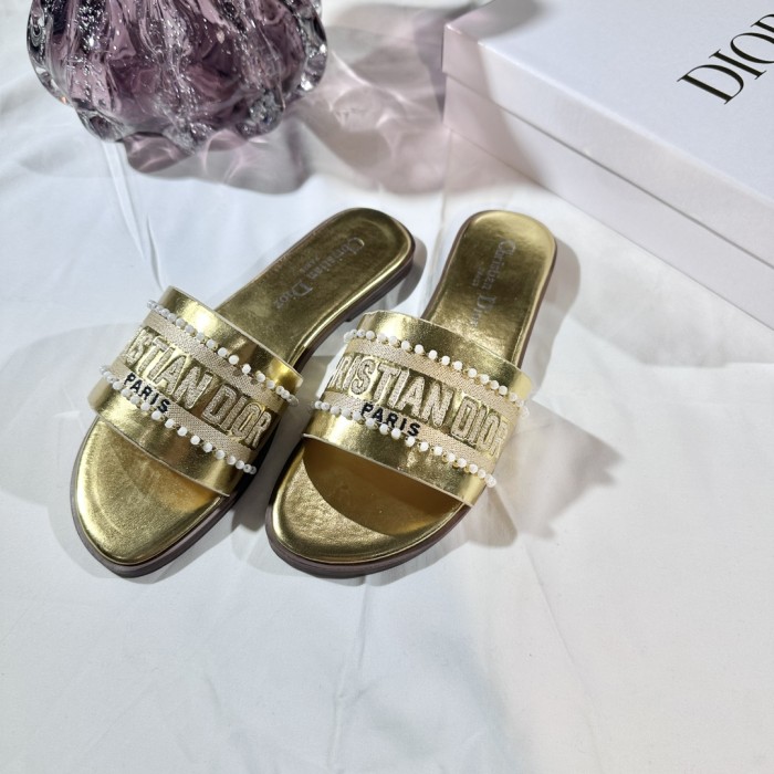 Women flat slipper shoes, size 35-42, with box,SS50-287