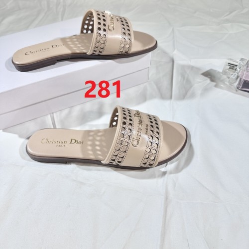 Women flat slipper shoes, size 35-42, with box,SS50-281