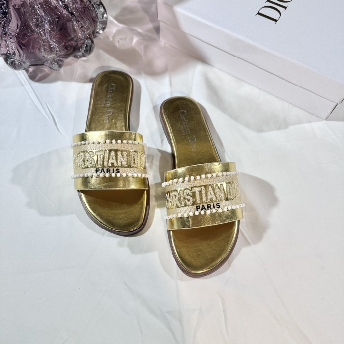Women flat slipper shoes, size 35-42, with box,SS50-287