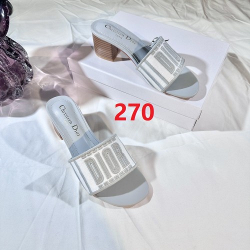 Women heel slipper shoes, size 35-42, with box,SS50-270