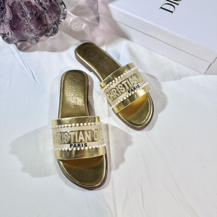 Women flat slipper shoes, size 35-42, with box,SS50-287