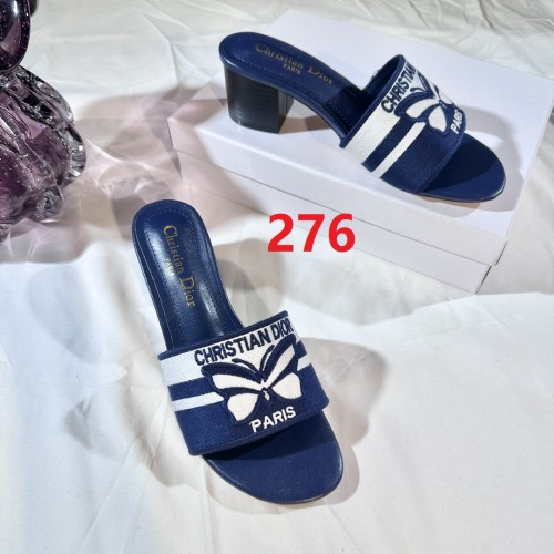 Women heel slipper shoes, size 35-42, with box,SS50-276