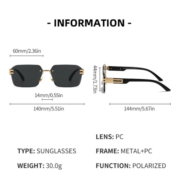 Blue light blocking sunglasses with the box and case ,G25-1563-1567
