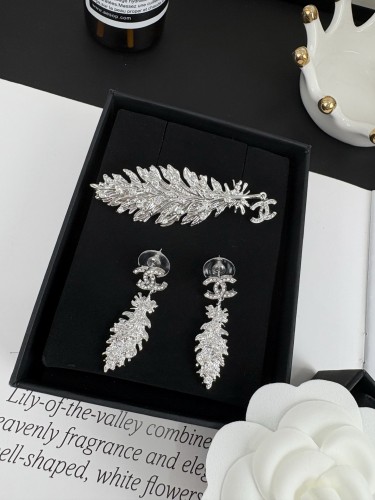 Brooch earring  jewelry ,with box,  J25-95-98
