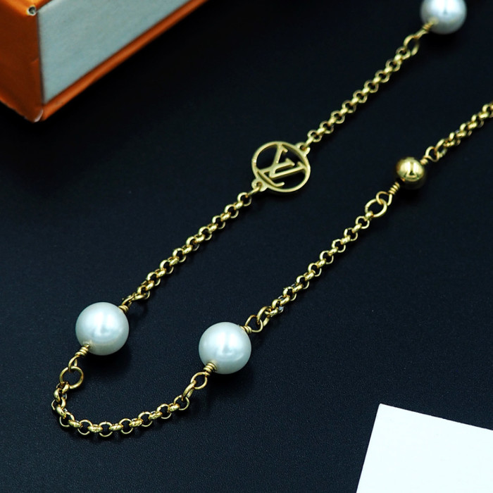 Necklace jewelry ,with box,  J25-123-124