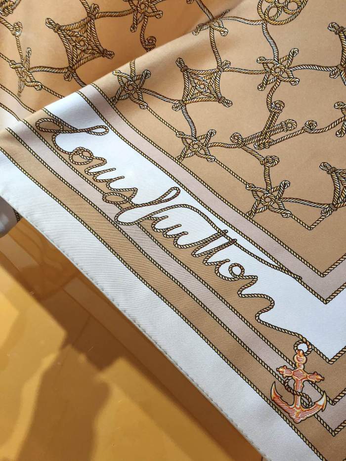 Cotton silk scarf, size 90x90cm, SF20-17