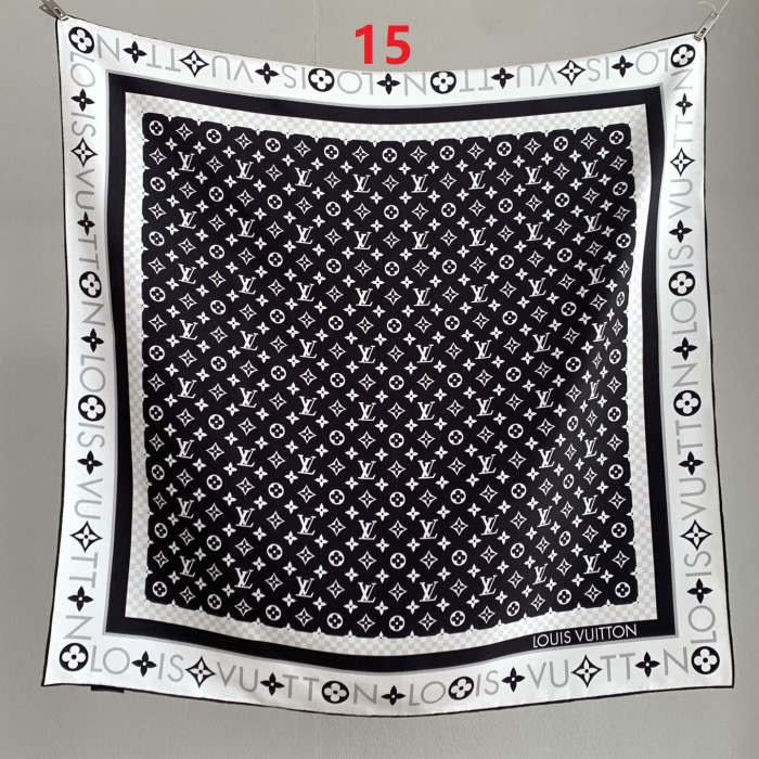Cotton silk scarf, size 90x90cm, SF20-15