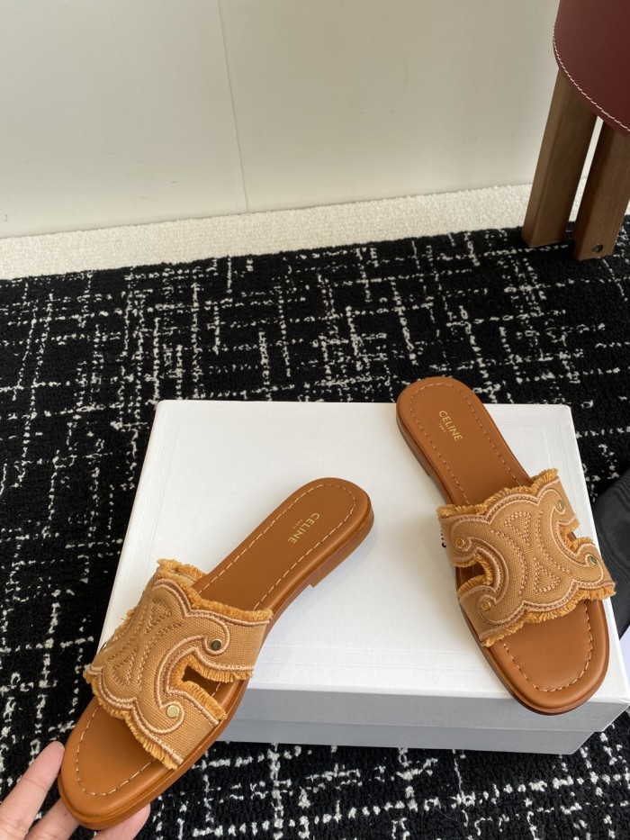 Women flat slipper shoes, with box, size 35-41, SS50-215