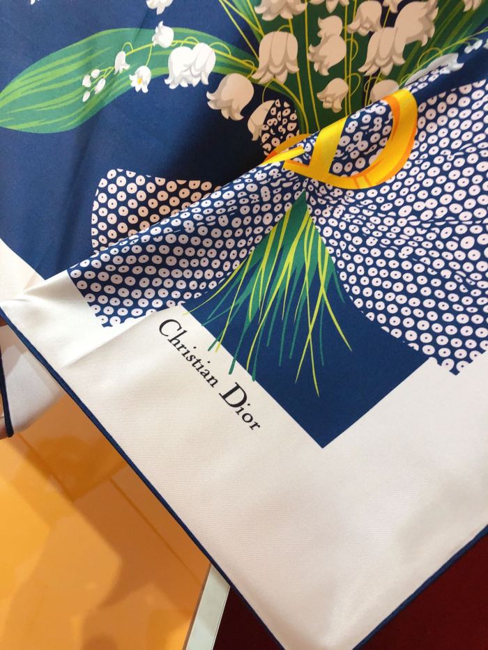 Cotton silk scarf, size 90x90cm, SF20-13