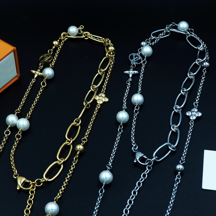 Necklace jewelry ,with box,  J25-123-124