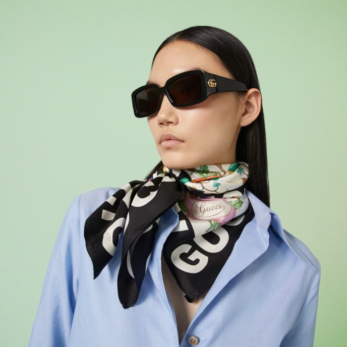 Cotton silk scarf, size 90x90cm, SF20-11