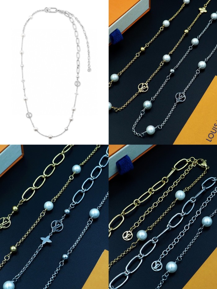 Necklace jewelry ,with box,  J25-123-124