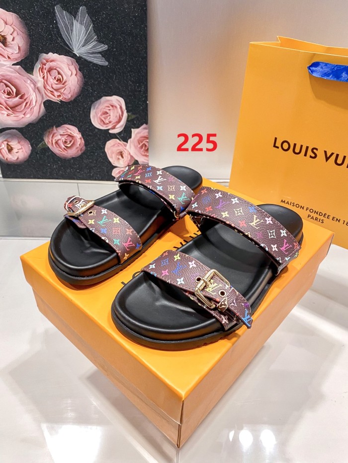 Women flat slipper shoes, size 35-42, SS50-225