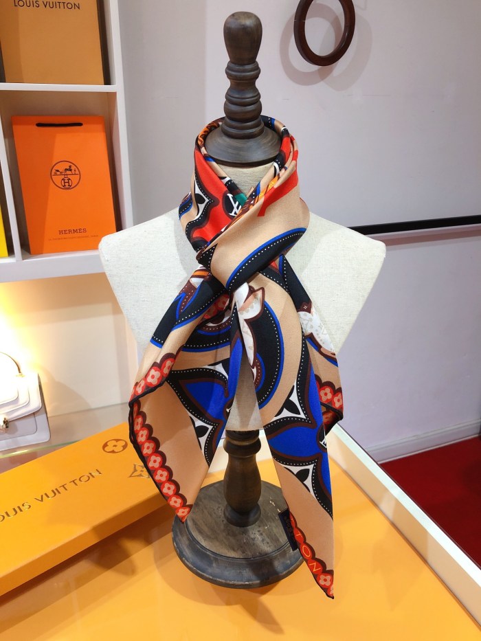 Cotton silk scarf, size 90x90cm, SF20-16