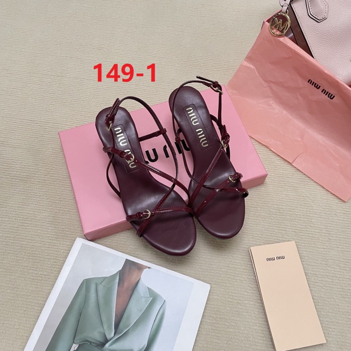 Women heel Sandals shoes,heel 6cm,  with box, size 34-41, SS50-149-1