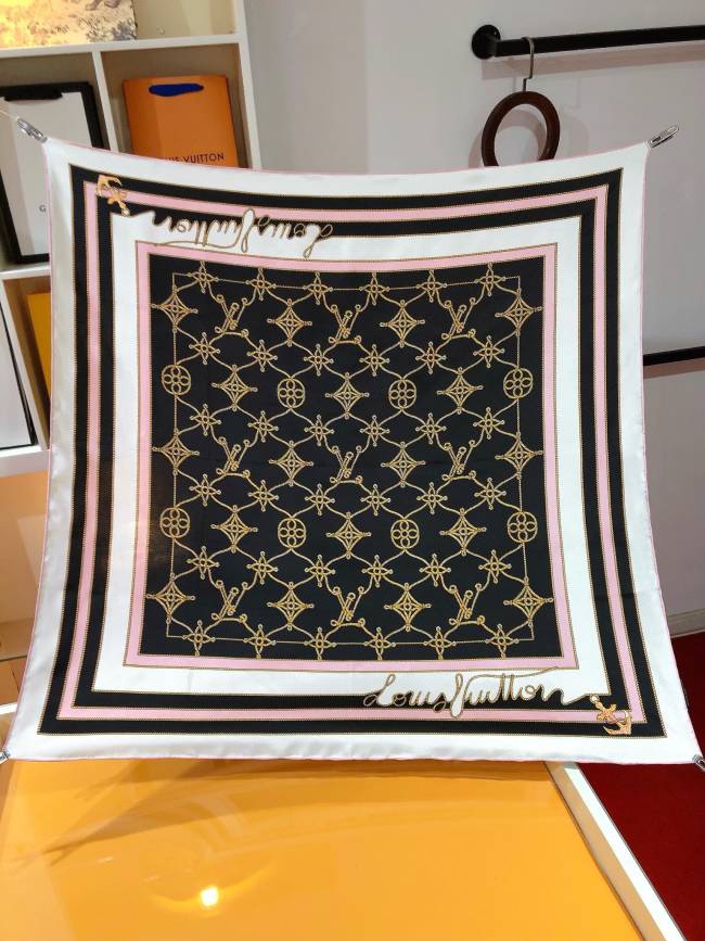 Cotton silk scarf, size 90x90cm, SF20-19