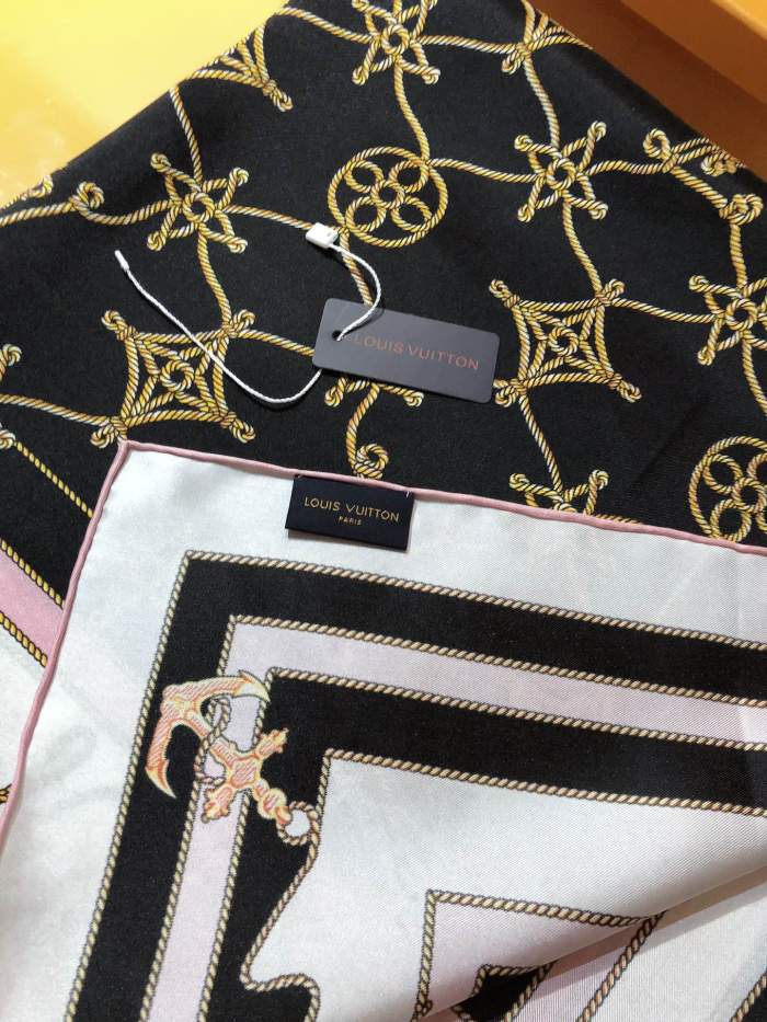 Cotton silk scarf, size 90x90cm, SF20-19