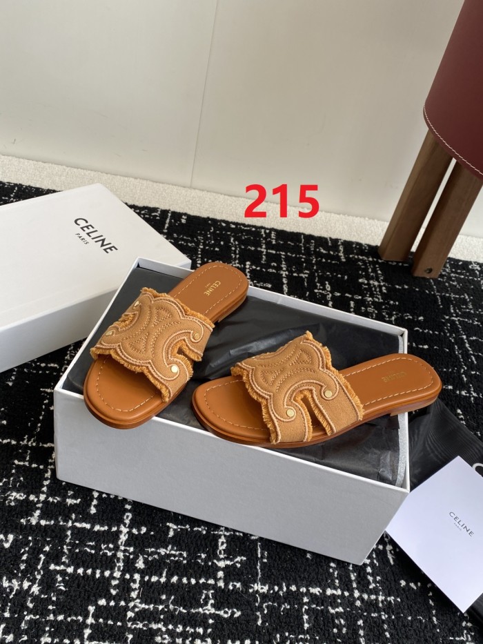 Women flat slipper shoes, with box, size 35-41, SS50-215