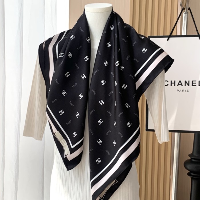 Cotton silk scarf, size 90x90cm, SF20-24
