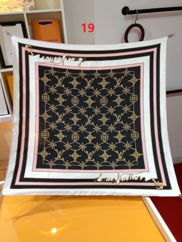 Cotton silk scarf, size 90x90cm, SF20-19