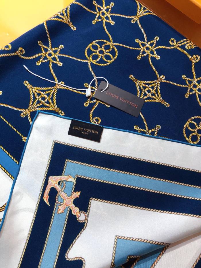 Cotton silk scarf, size 90x90cm, SF20-18