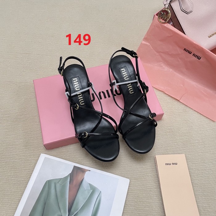 Women heel Sandals shoes,heel 6cm,  with box, size 34-41, SS50-149
