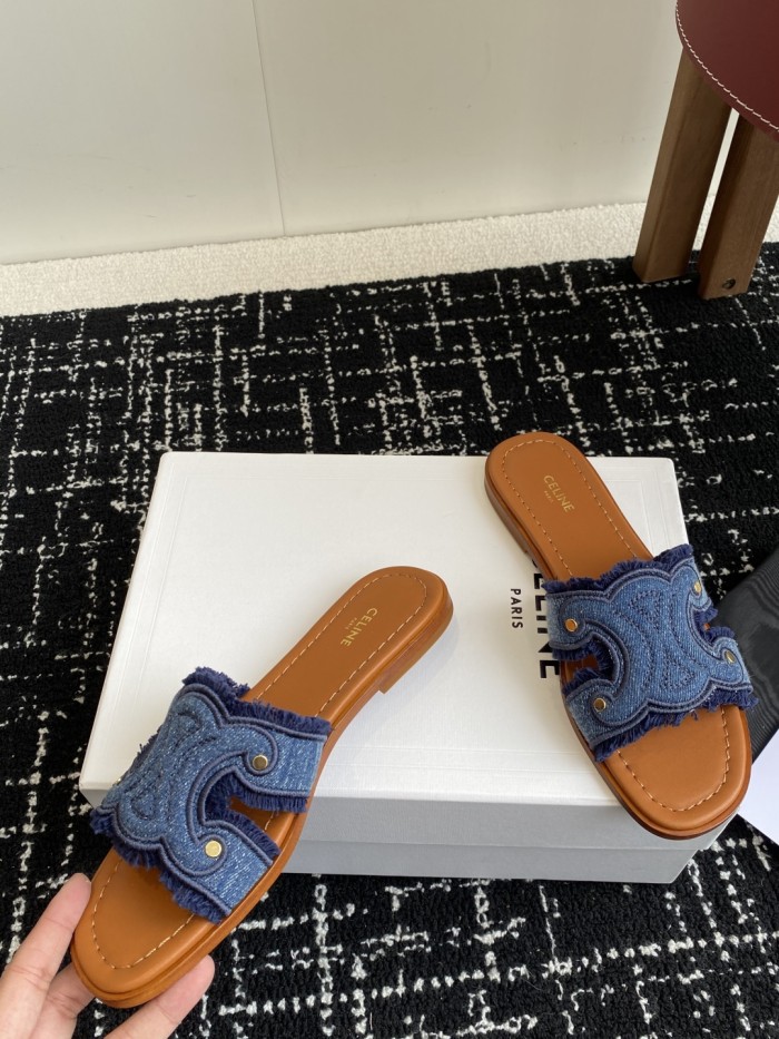 Women flat slipper shoes, with box, size 35-41, SS50-216