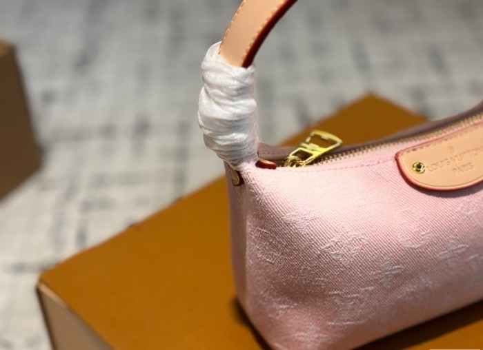 Denim split leather bag, 4A,size 19x11cm,no box,B50-41