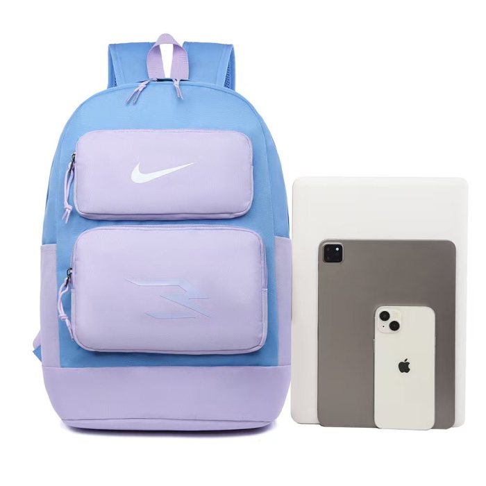 Waterproof Oxford backpack school bag ,  no box, size 32x16x45cm , B28-187-190
