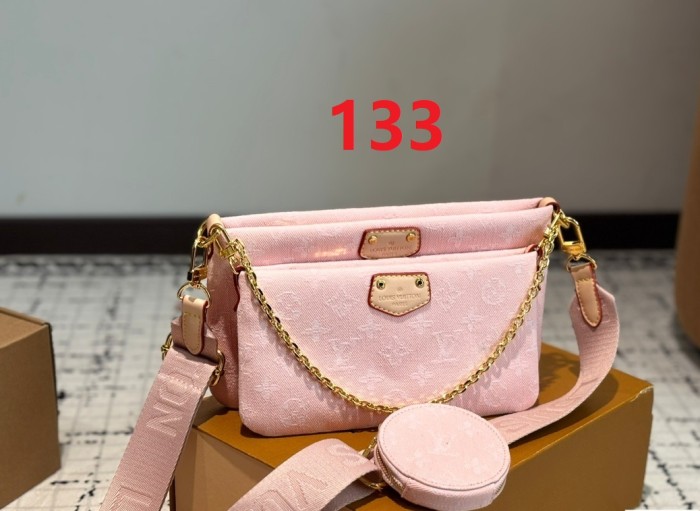 Denim split leather bag, 4A,size 25x14cm,no box,B68-133