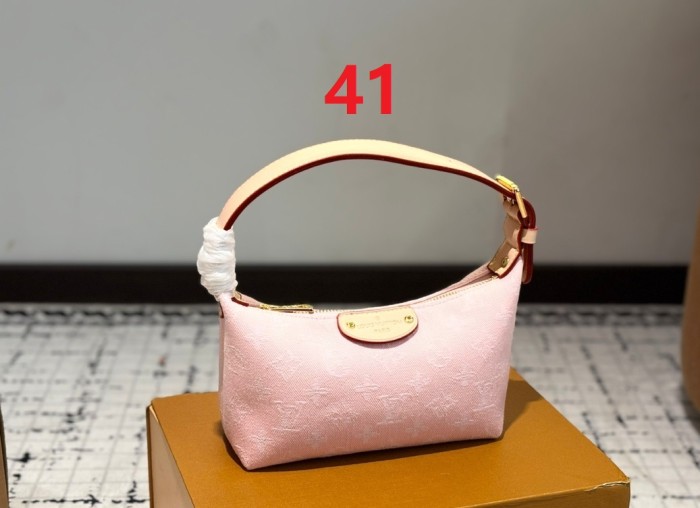 Denim split leather bag, 4A,size 19x11cm,no box,B50-41