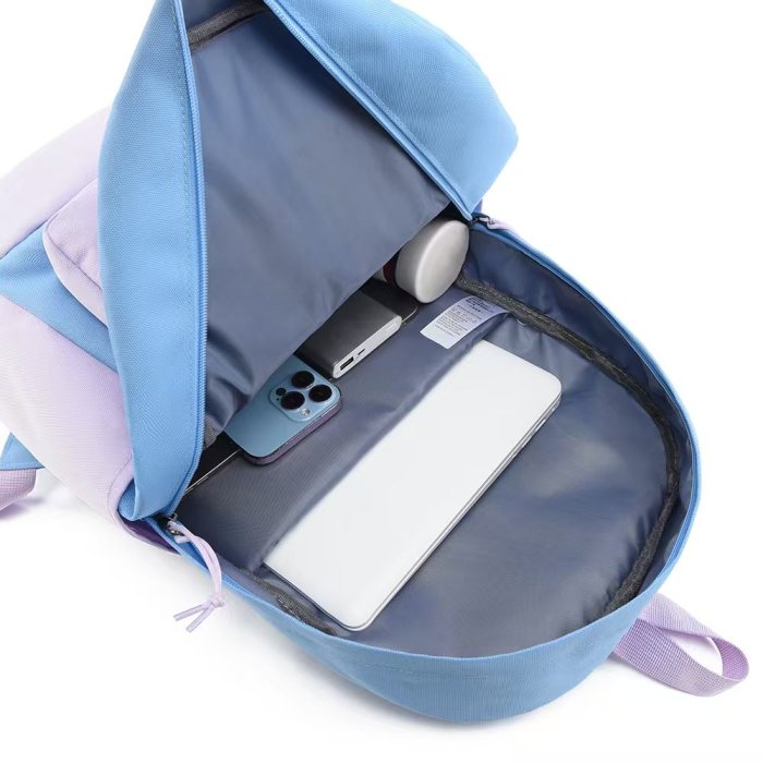 Waterproof Oxford backpack school bag ,  no box, size 32x16x45cm , B28-187-190