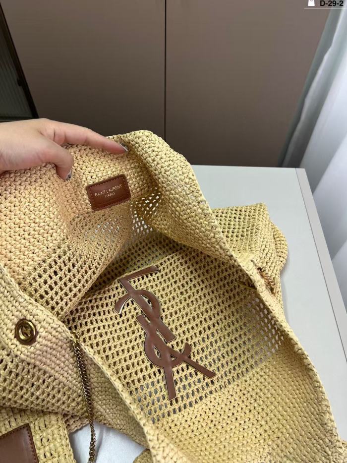 Straw TOTE  bag ,5A , size 44*46cm,no box,  B110-287