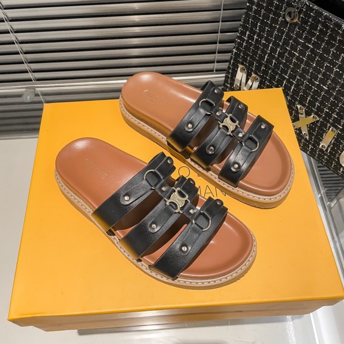 Women flat slipper shoes,  size 35-40, SS60-3063-3065