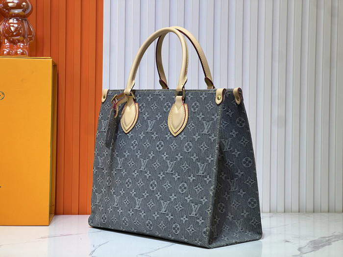Split leather canvas bag ,4A ,size 35x27x14cm,no box,  B80-97