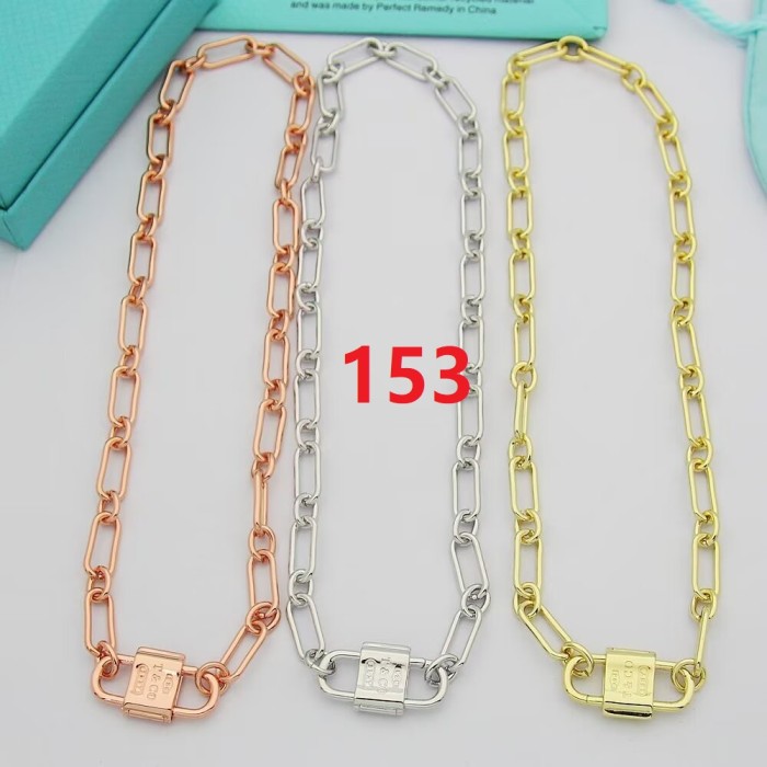 Lock necklace  jewelry ,with box,  J25-153