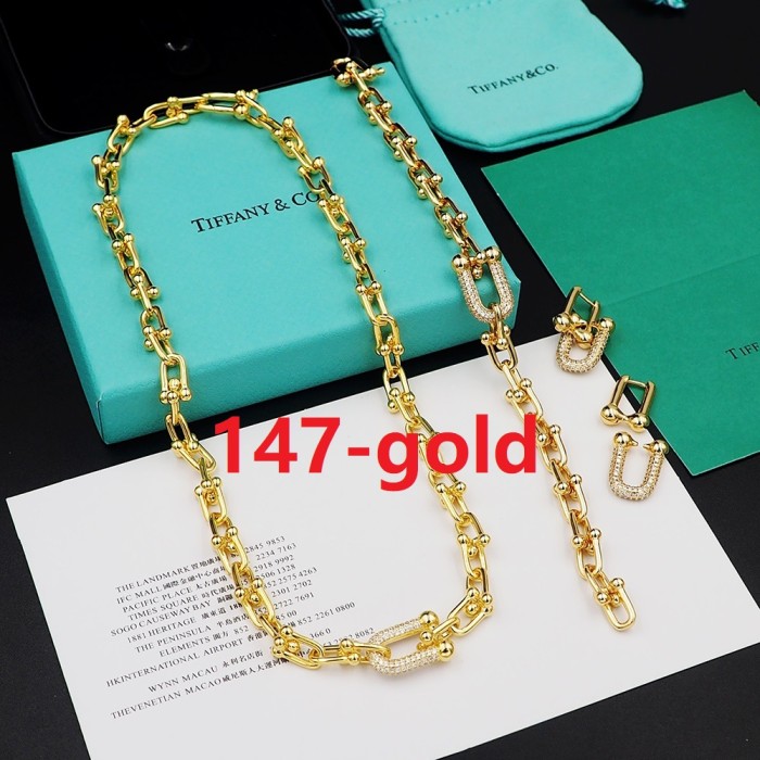 Necklace  bracelet earring jewelry ,with box,  J25-146-147