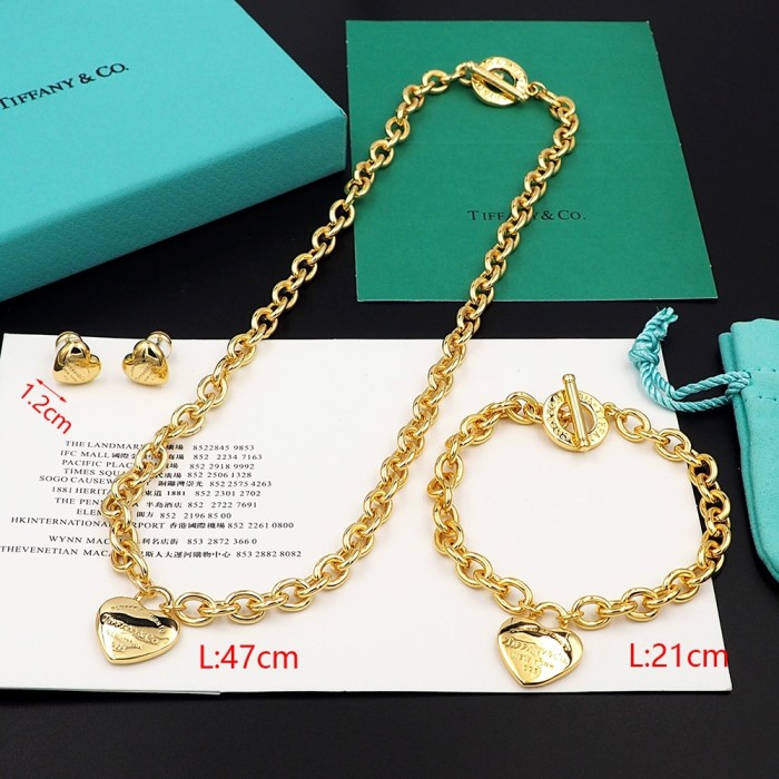 Necklace  bracelet earring jewelry ,with box,  J25-148-150