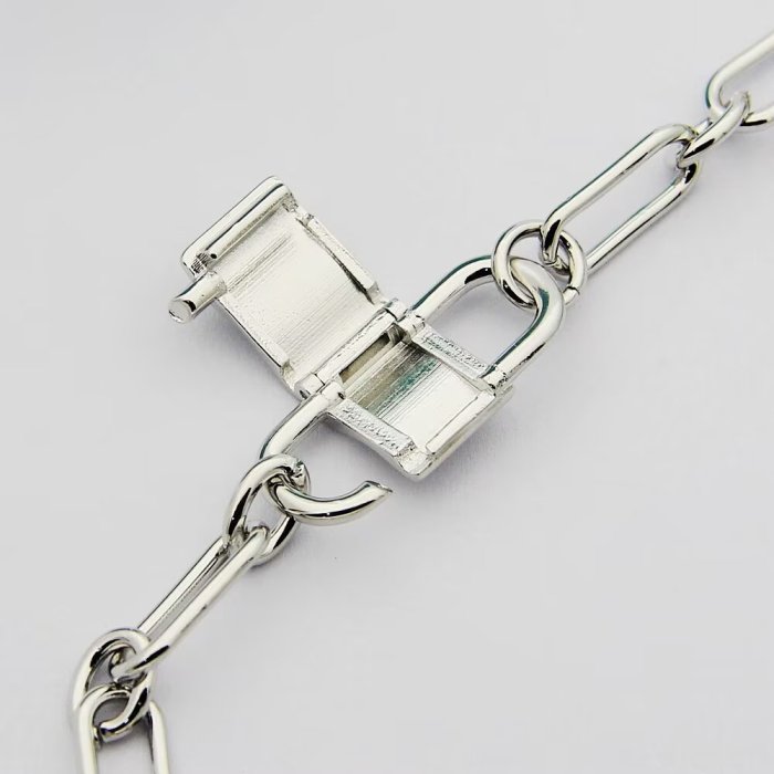 Lock necklace  jewelry ,with box,  J25-153